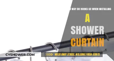 Shower Curtain Hook Direction: Up or Down? A Quick Guide