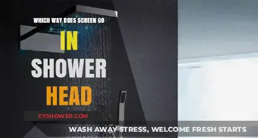 Which Way Does the Screen Go in a Shower Head?