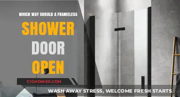 Frameless Shower Door Swing Direction: Inward or Outward?
