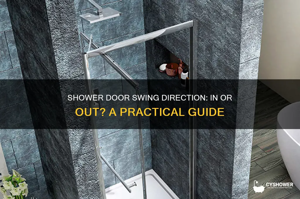 which way should a shower door swing