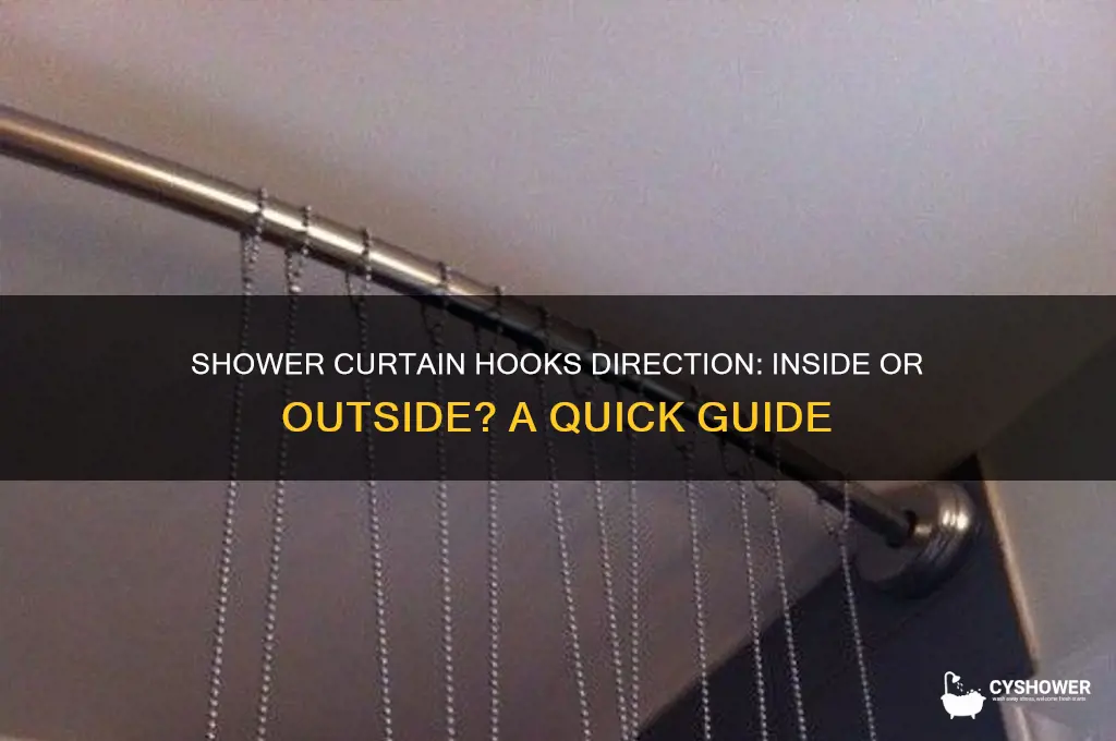 which way should shower curtain hooks face