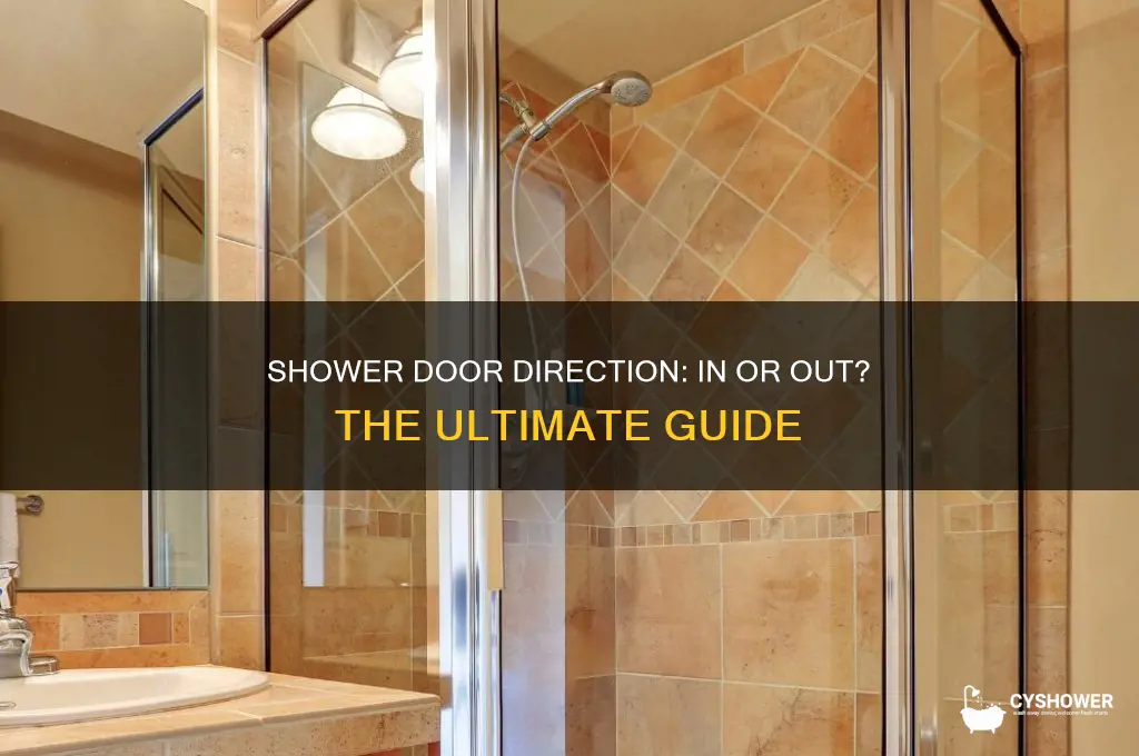 which way should shower doors be when showering