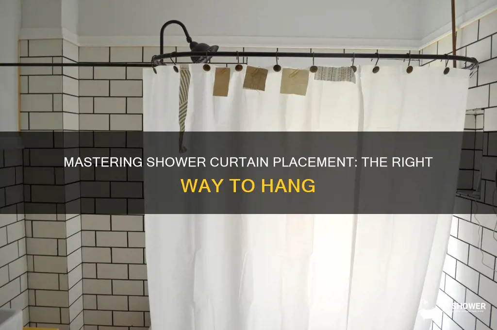which way to hang shower curtains