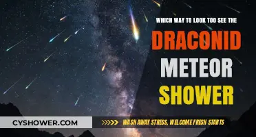 Best Viewing Direction for the 2023 Draconid Meteor Shower