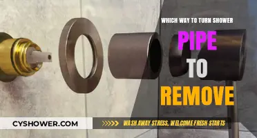 How to Remove a Shower Pipe: Turning Direction Guide