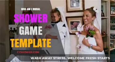 Who Am I? Bridal Shower Game Template: Fun Icebreaker Ideas