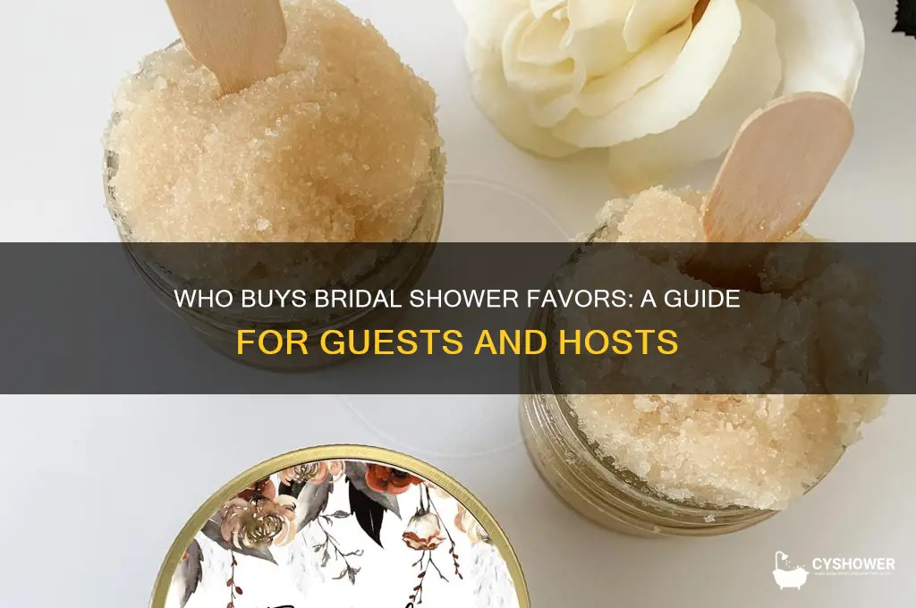 who buys bridal shower favors