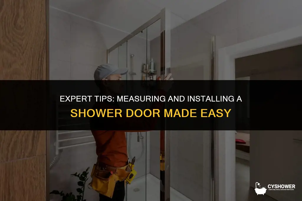 who can measure and install a shower door