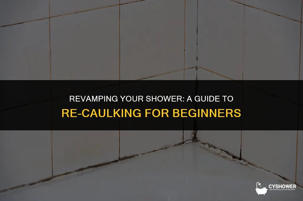 who can re caulk a shower