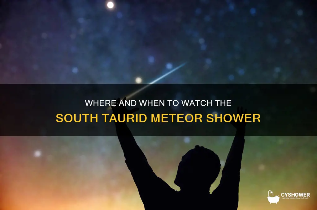 who can see the south taurid meteor shower