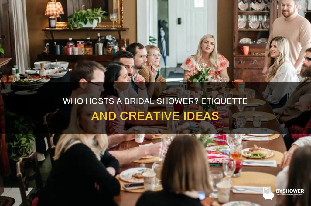 who can throw bridal shower