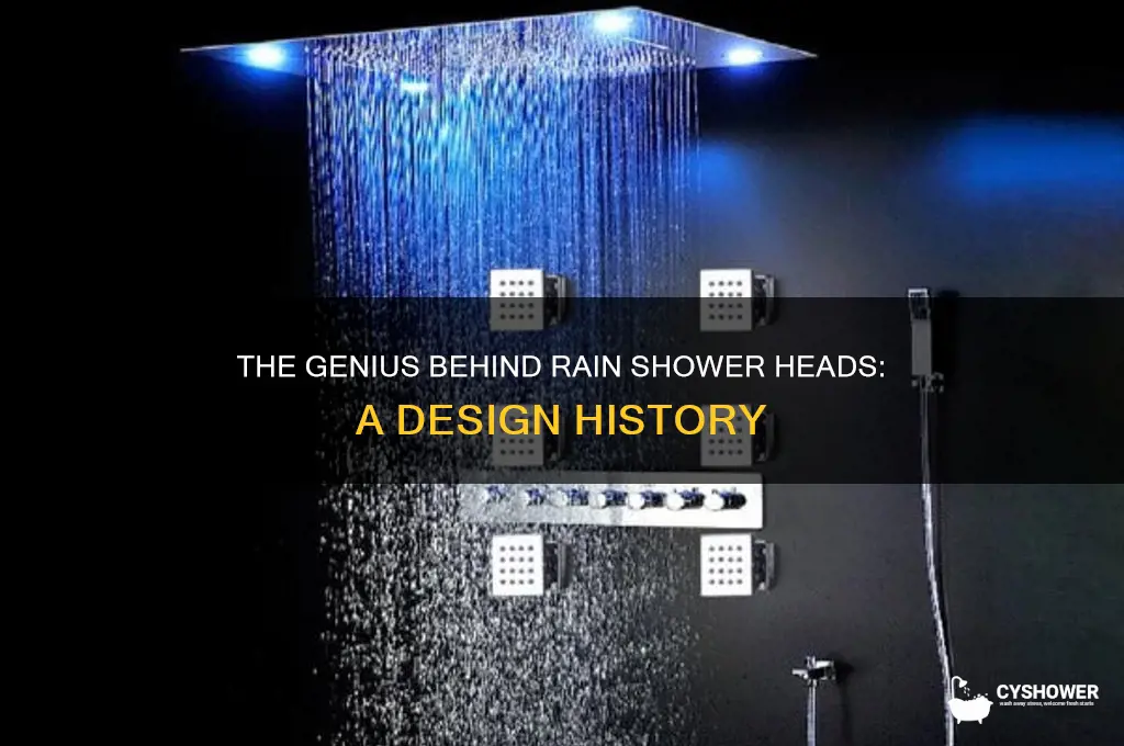 who designed the rain shower head