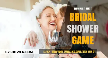Who Did It First? Fun Bridal Shower Game Ideas