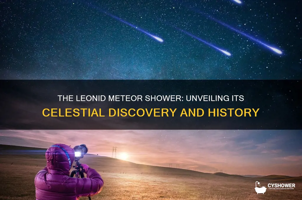 who discovered leonid meteor shower