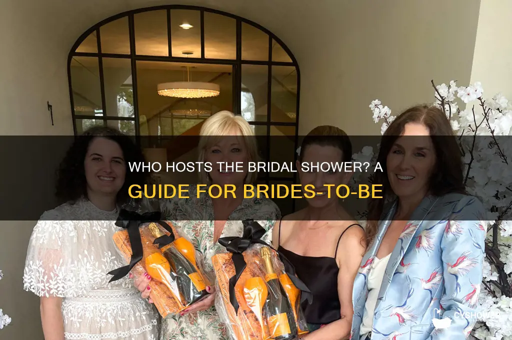 who does bridal shower for bride