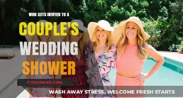 Who Makes the Guest List for a Couple's Wedding Shower?