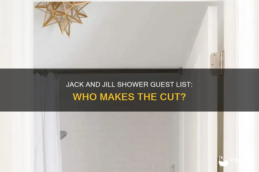 who gets invited to a jack and jill shower