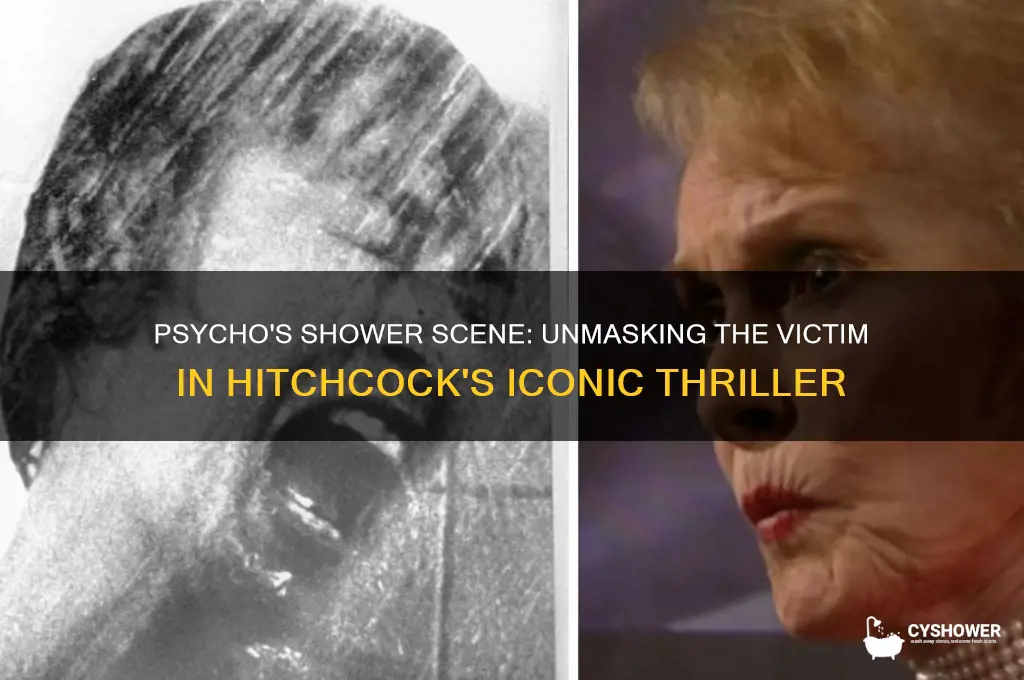 who gets killed in the shower in psycho