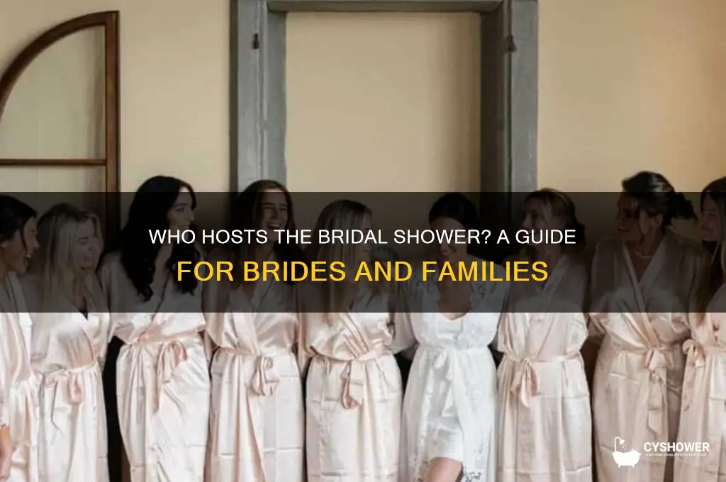 who gives the bridal shower for the bride