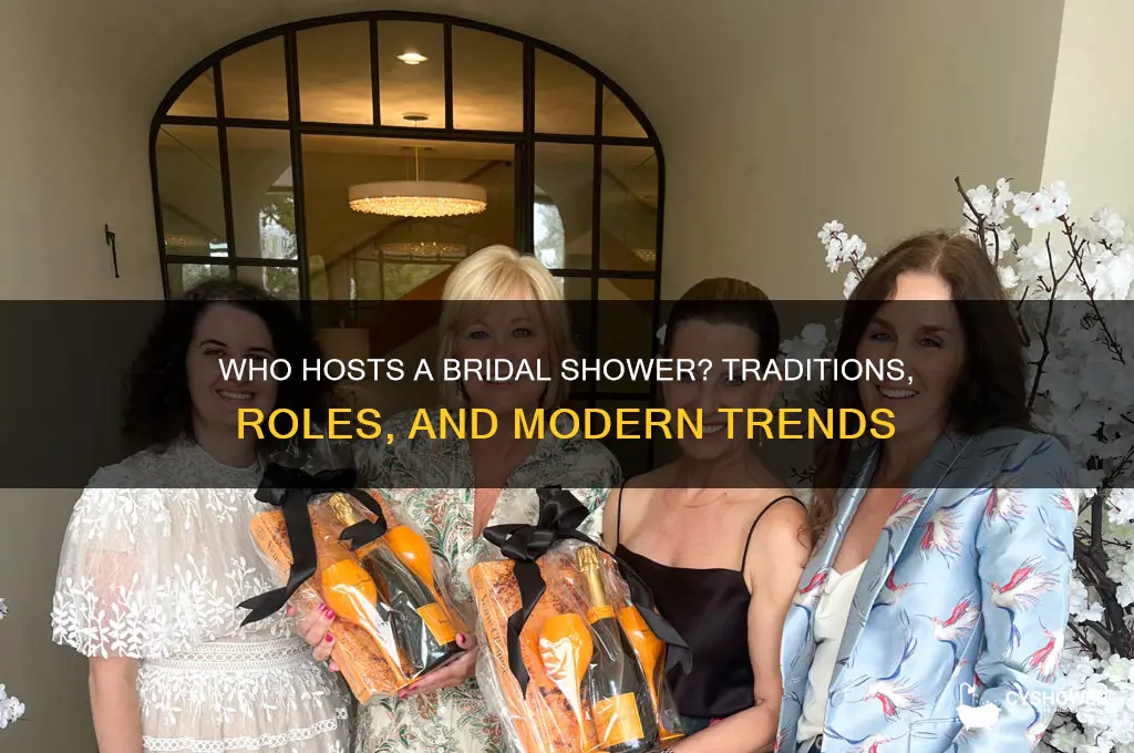 who hold bridal shower