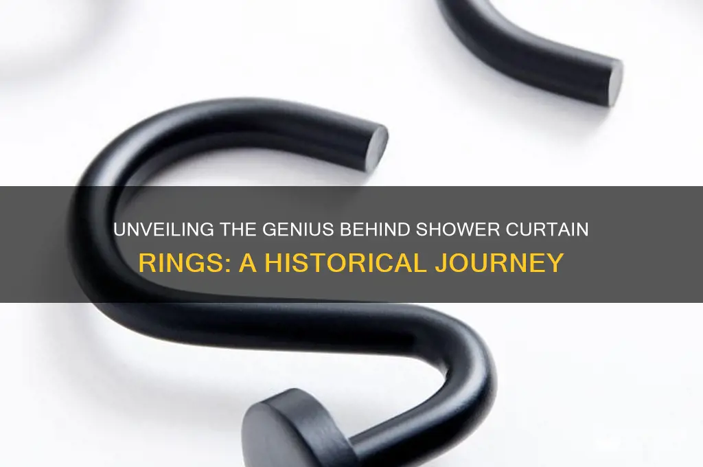 who invented shower curtain rings