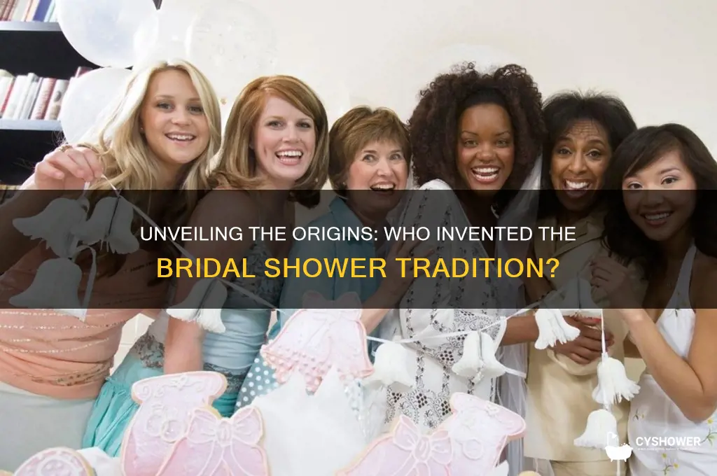 who invented the bridal shower