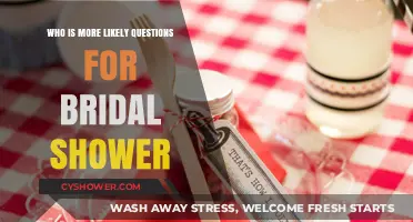 Who’s More Likely to Win? Fun Bridal Shower Game Ideas