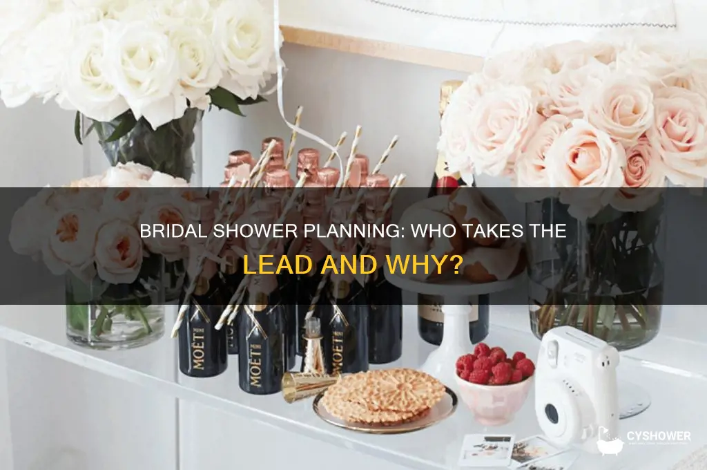 who is respomsible for the bridal shower