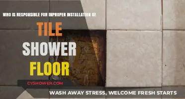 Who Bears Responsibility for a Faulty Tile Shower Floor Installation?