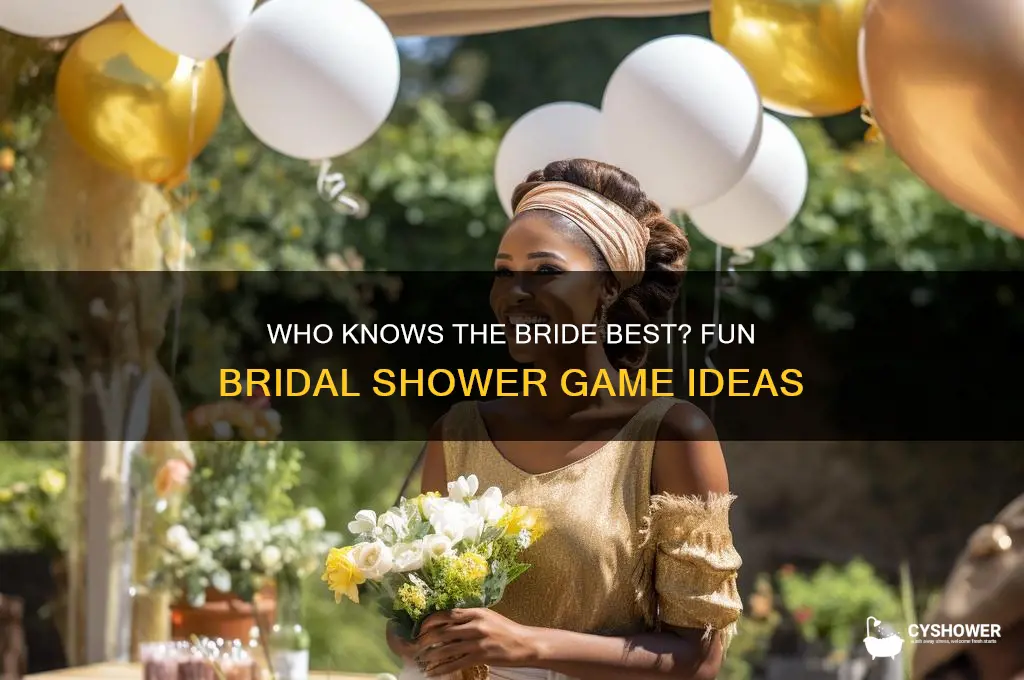 who knows the bride bridal shower game