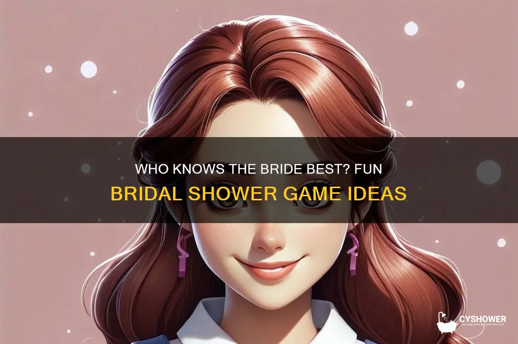 who knows who better bridal shower