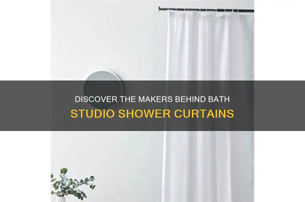 who makes bath studio shower curtains