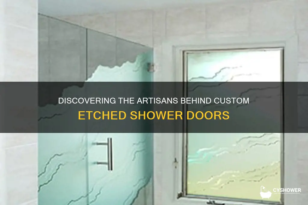 who makes etched shower doors