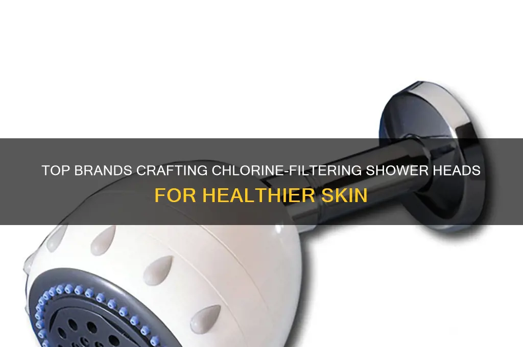 who makes filtered shower heads for chlorine