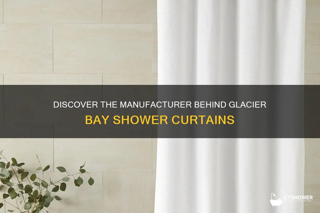 who makes glacier bay shower curtains
