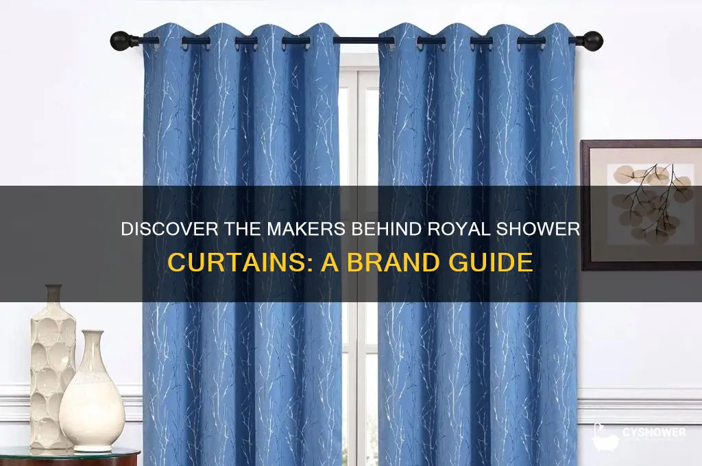 who makes royal shower curtains