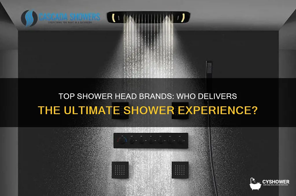 who makes the best shower heads