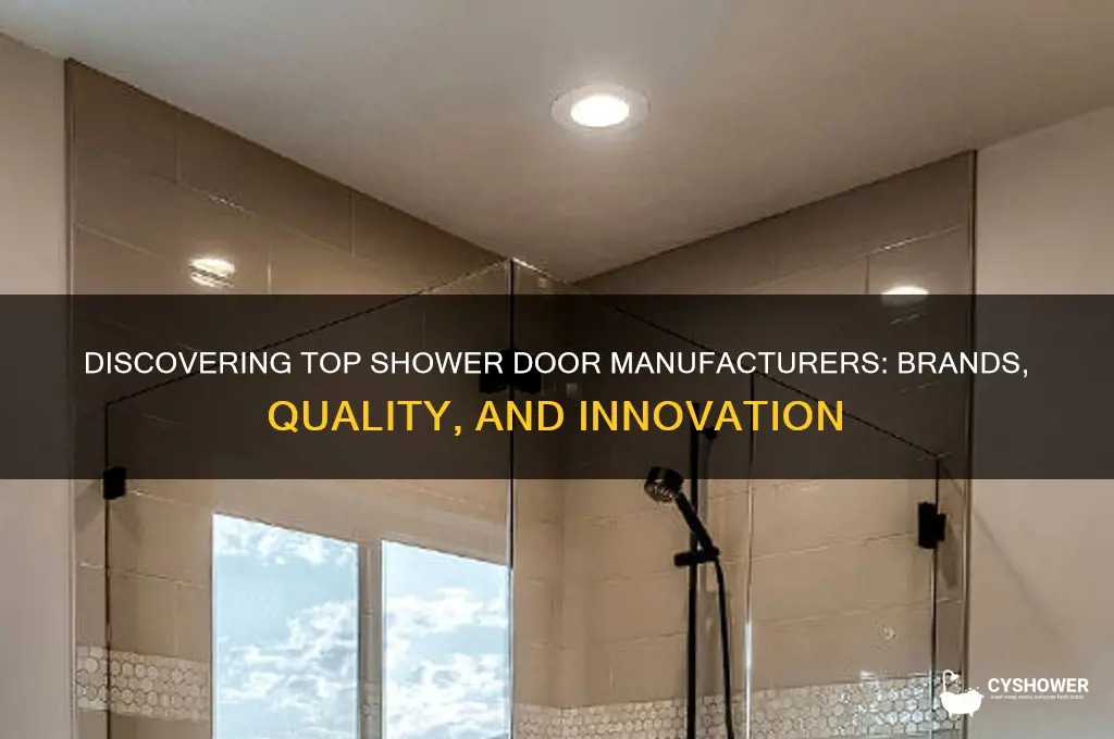 who manufacturers shower door