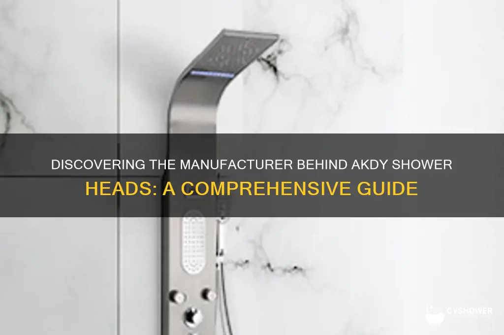 who manufactures akdy shower heads