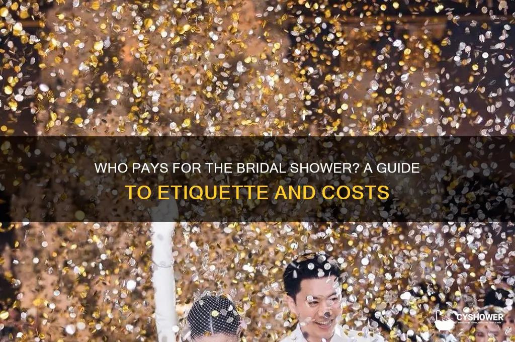 who oays for bridal shower