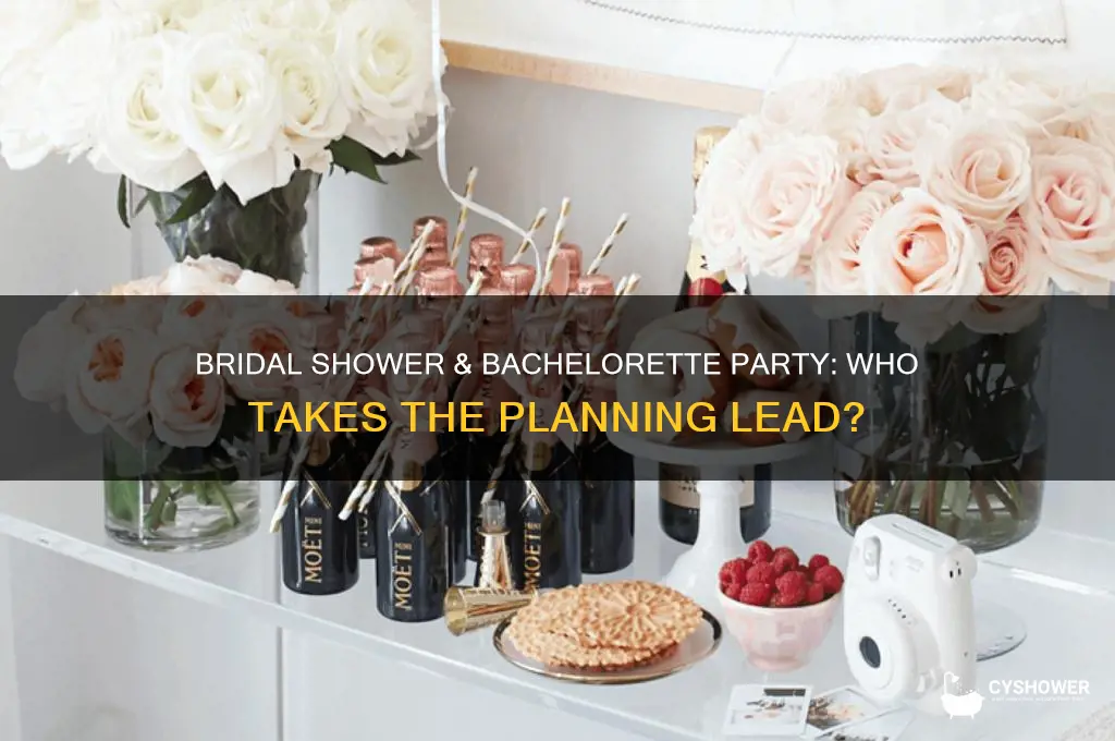 who plans bridal shower and bachelorette party