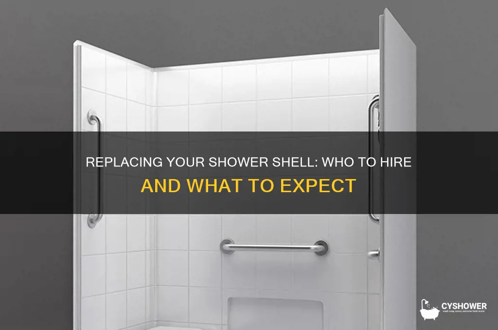 who replaces shower shell