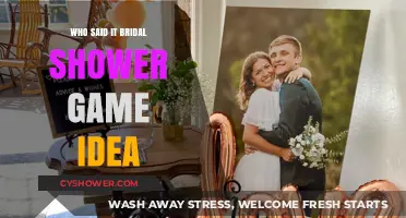 Who Said It? Fun Bridal Shower Game Ideas to Play