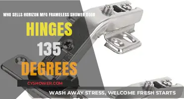Where to Buy Horizon Mfg 135-Degree Frameless Shower Door Hinges