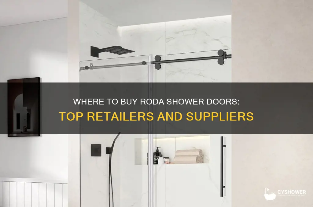 who sells roda shower doors