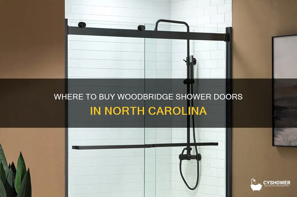who sells woodbridge shower door in nc