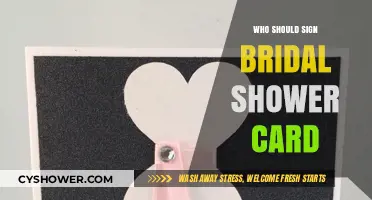 Who Signs the Bridal Shower Card? Etiquette and Tips