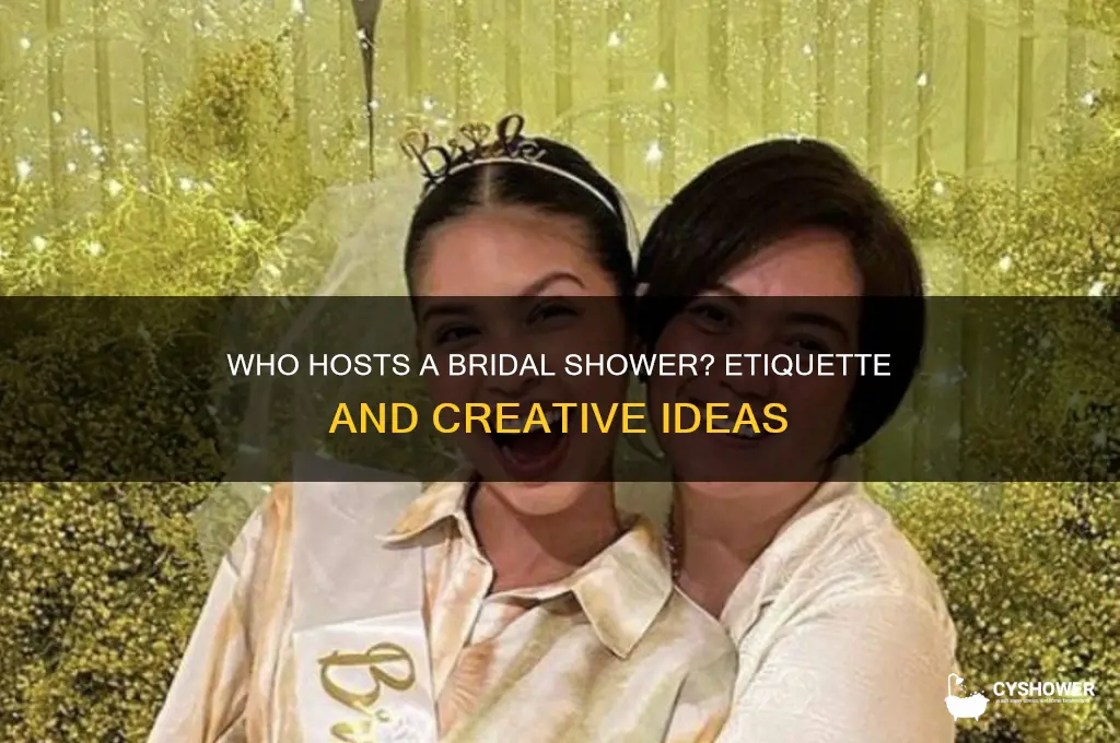 who should throw my bridal shower