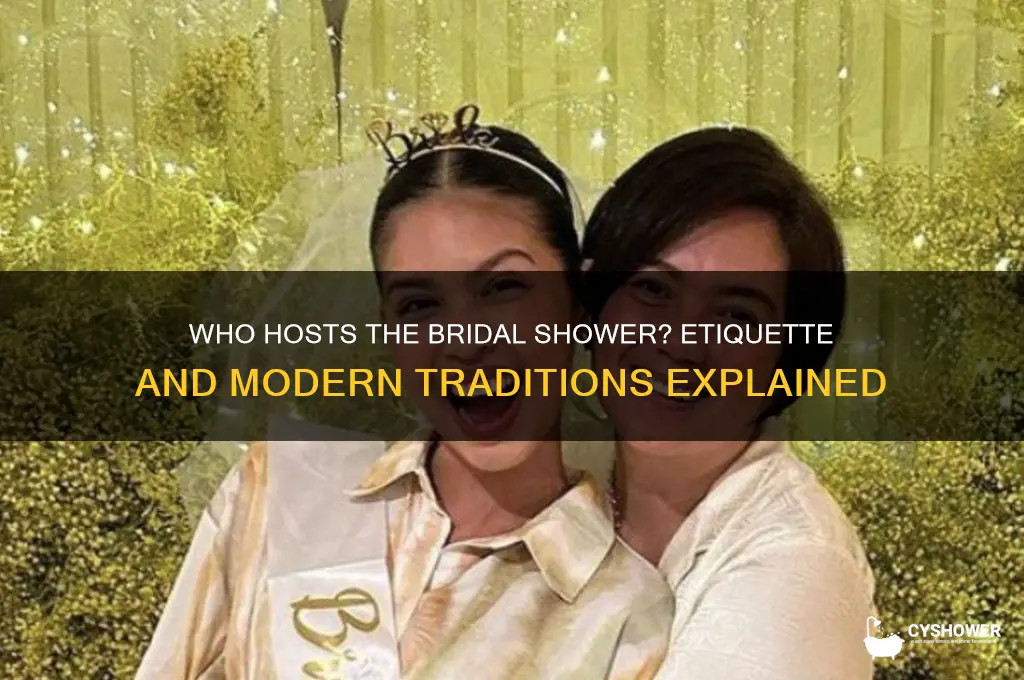 who should throw the brode a bridal shower