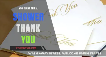 Who Signs Bridal Shower Thank You Notes: Etiquette Explained